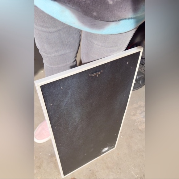 RUSTIC FARMHOUSE Wall 3 Pocket Burlap Hanging Organizer Shabby Chic White Wood - Picture 8 of 10